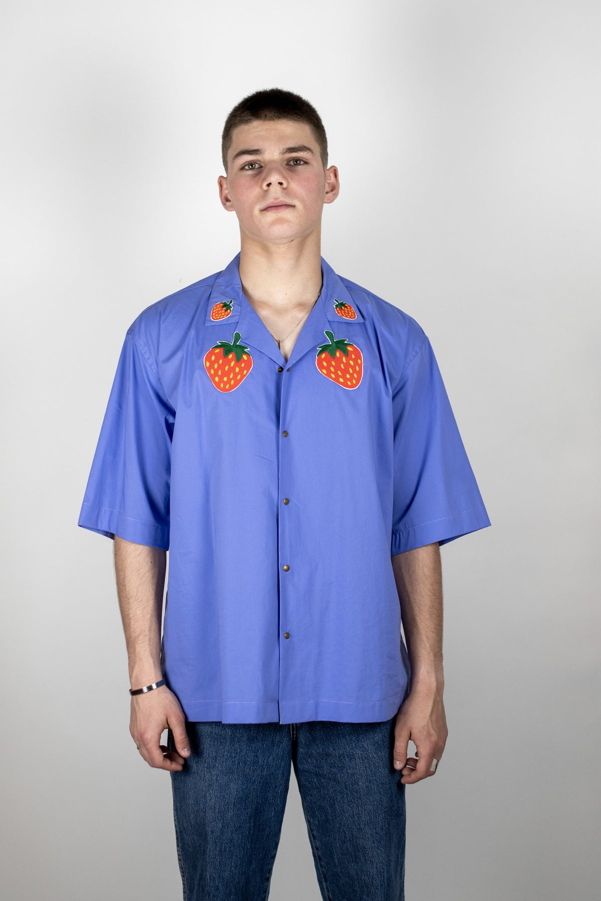 Strawberry Poplin Shirt