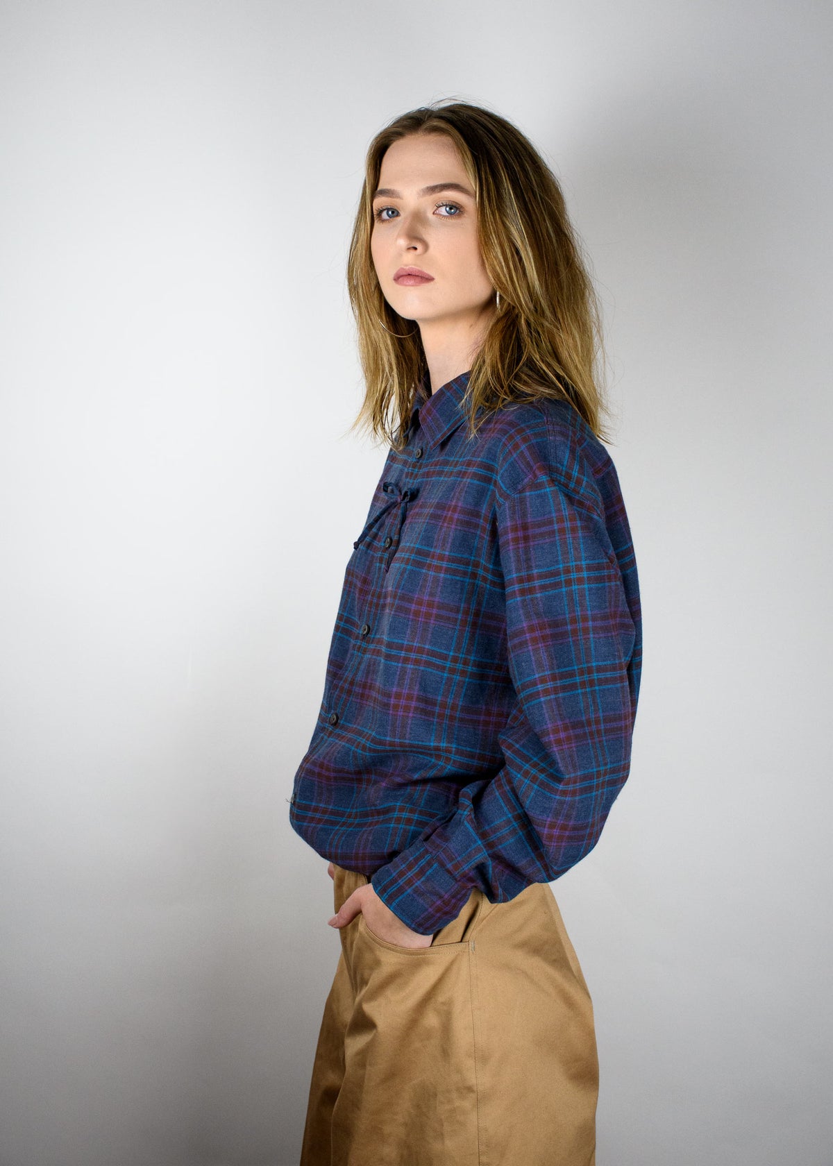 Bow Poplin Shirt