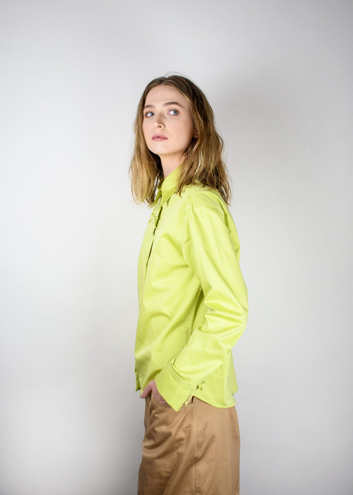 Bow Poplin Shirt