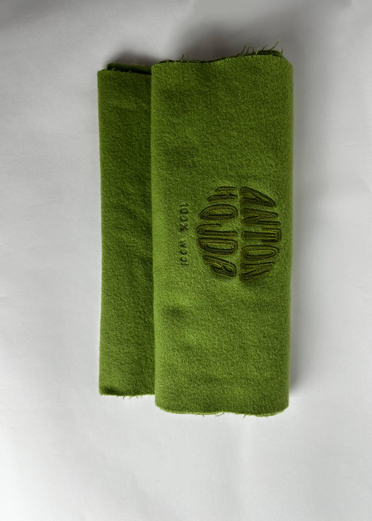 Green Wool Scarf ANTON HOJDA | Official Store